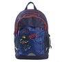 Voir la diapositive 1 : AUCHAN Sac à dos 2 compartiments bleu SKATE avec leds
