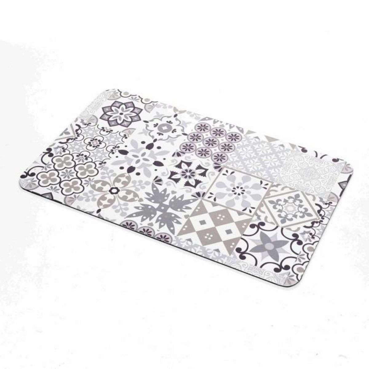 Paris Prix Tapis de Bain Imprimé  Salou  50x80cm Gris