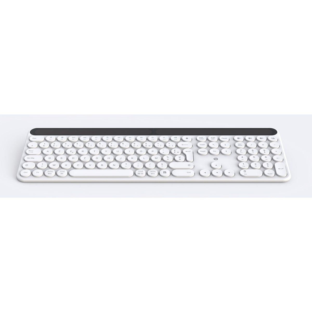 ESSENTIEL B Clavier sans fil Solaire SKW Blanc
