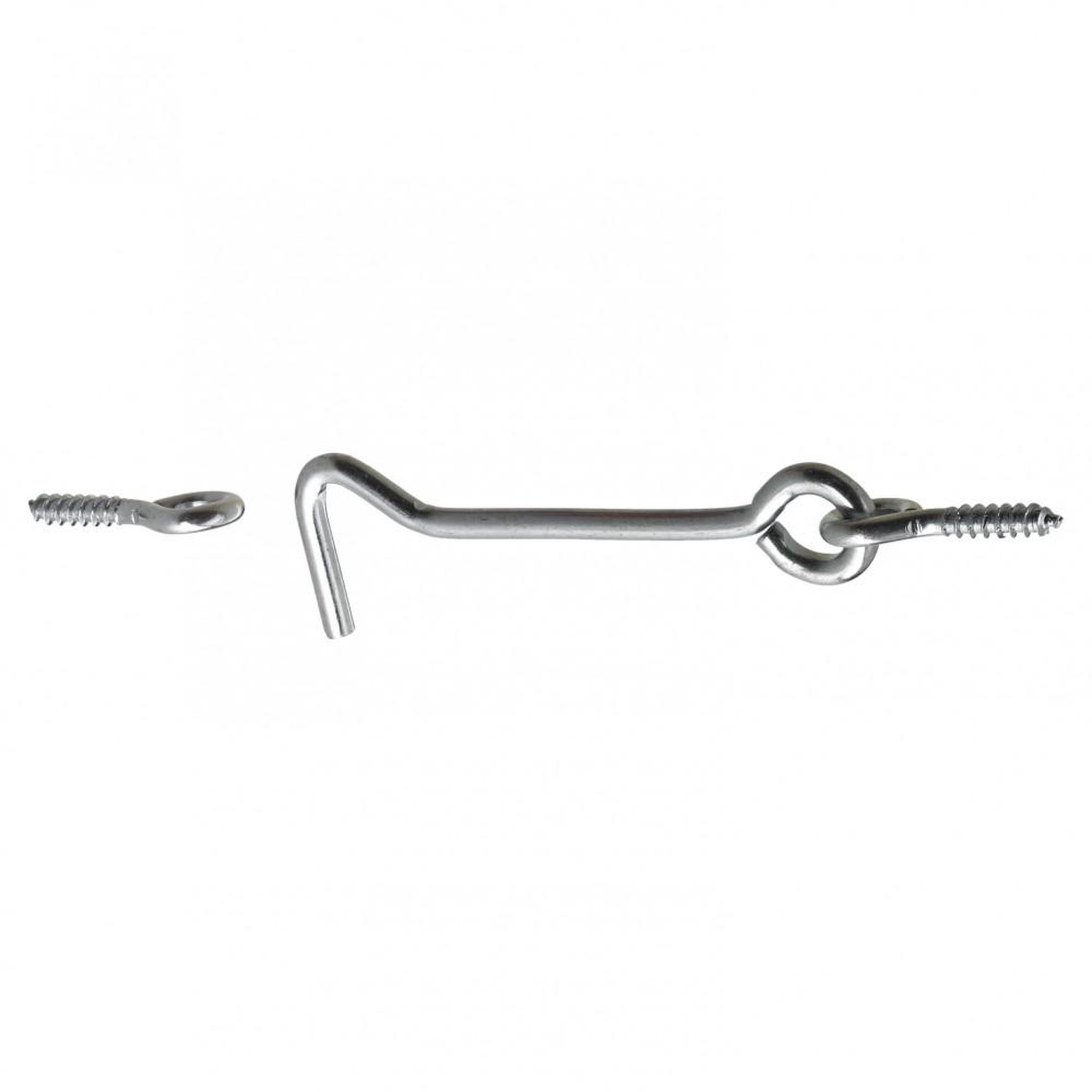 CENTRALE BRICO Lot de 4 crochets de contrevent acier HETTICH, L.76 x l.23 mm