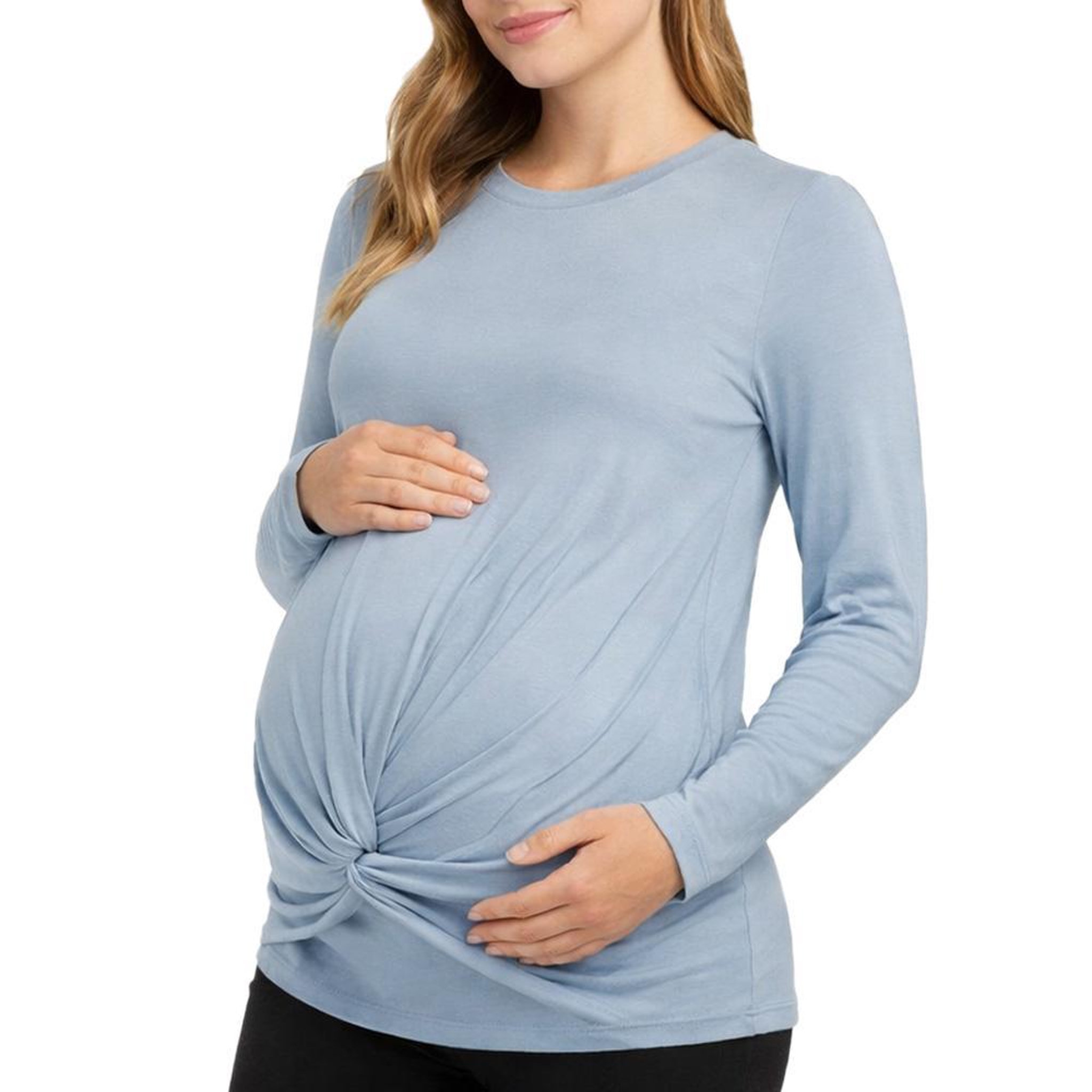 MAMALICIOUS T-Shirt Bleu Femme Mamalicious Macy. Coloris disponibles : Bleu
