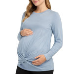 MAMALICIOUS T-Shirt Bleu Femme Mamalicious Macy. Coloris disponibles : Bleu