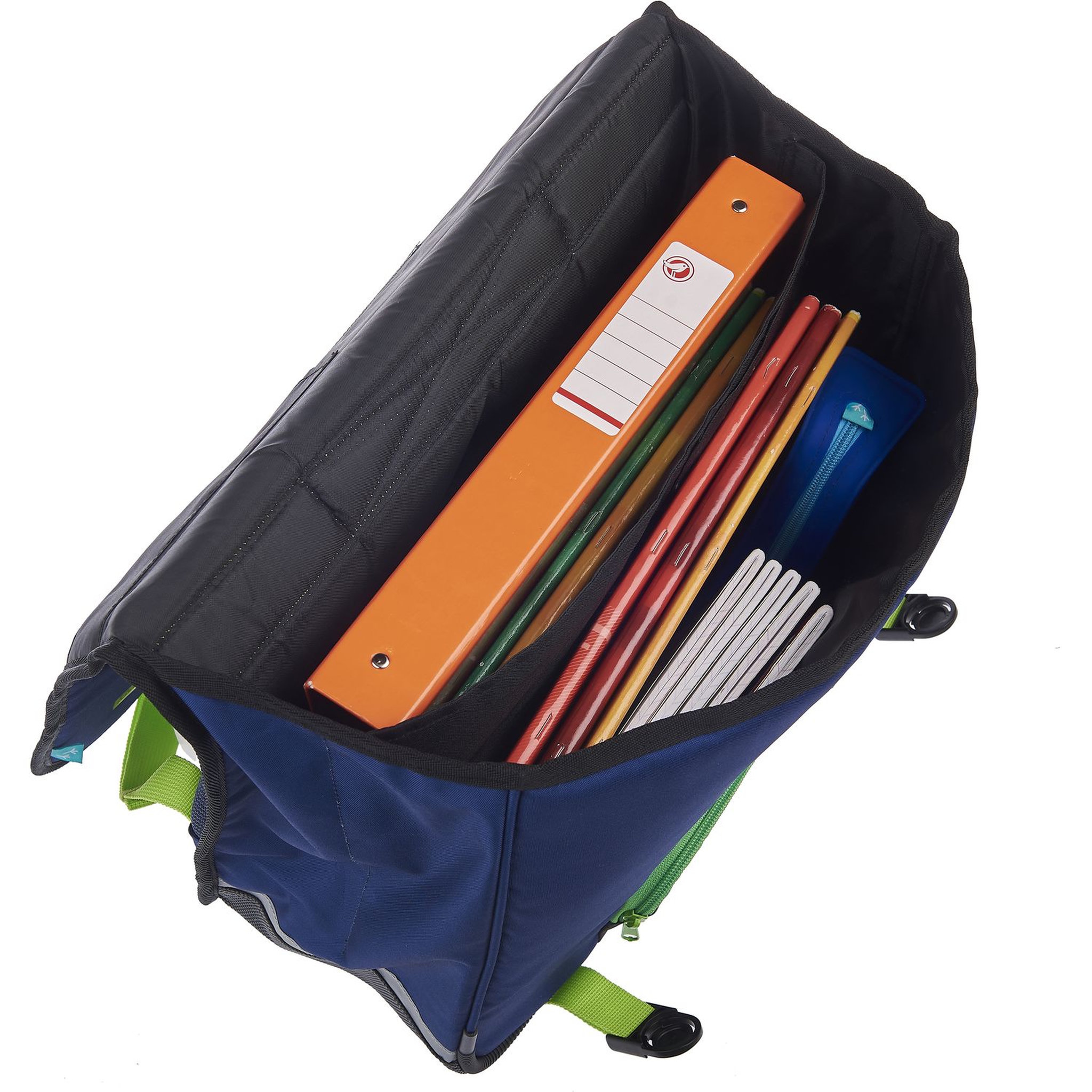 Voir la diapositive 5 : AUCHAN Cartable 41 cm bleu MODERN GAMING