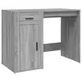 VIDAXL Bureau avec armoire sonoma gris bois d'ingenierie