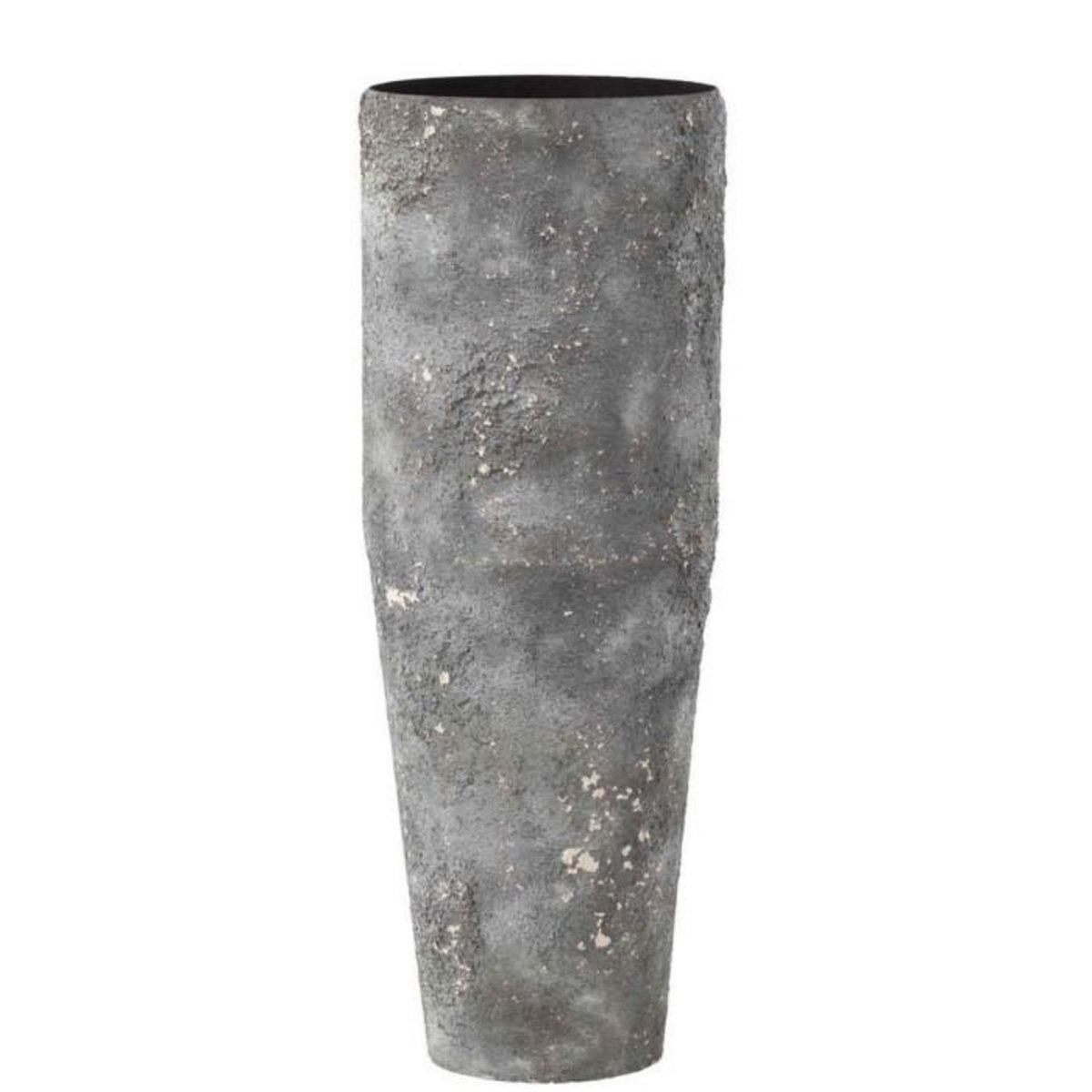 Paris Prix Vase Cylindrique en Métal  Effy  70cm Gris