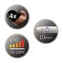 Voir la diapositive 2 : REMINGTON Remington CI6X10 Fer a boucler, Boucleur Pro Tight Curl 10mm Revetement 4X Protection, Parfait pour Creer des Boucles Serrees