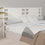 Voir la diapositive 5 : VIDAXL Tete de lit Blanc 156x4x100 cm Bois massif de pin
