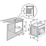 Voir la diapositive 3 : Sauter Four intégrable multifonction 73l 60cm a+ pyrolyse blanc - sop6214lw