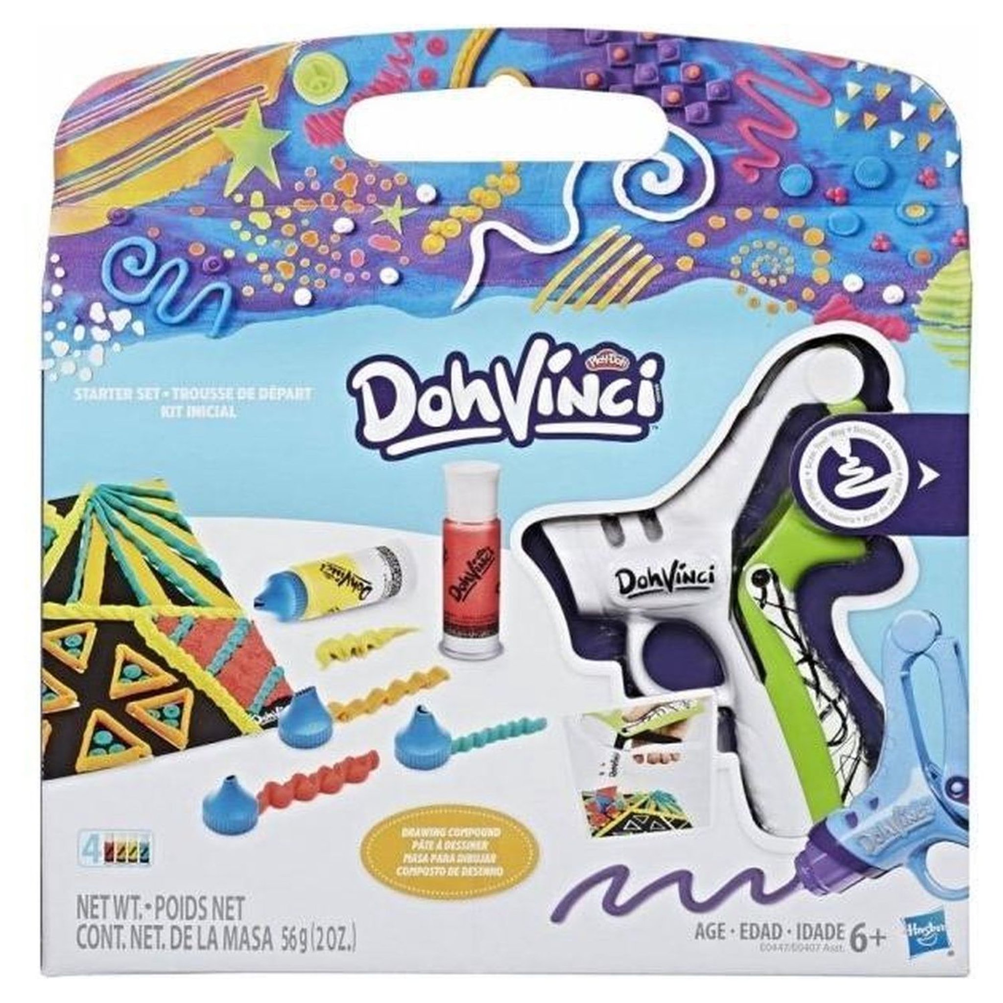 Voir la diapositive 2 : PLAY-DOH Trousse de démarrage DohVinci vert - Play-Doh