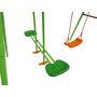 Voir la diapositive 3 : Habitat et Jardin Portique acier  Lola  - 1.96m - 2 agrès