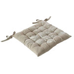 Paris Prix Galette de Chaise Piquée  Natura  38x38cm Naturel