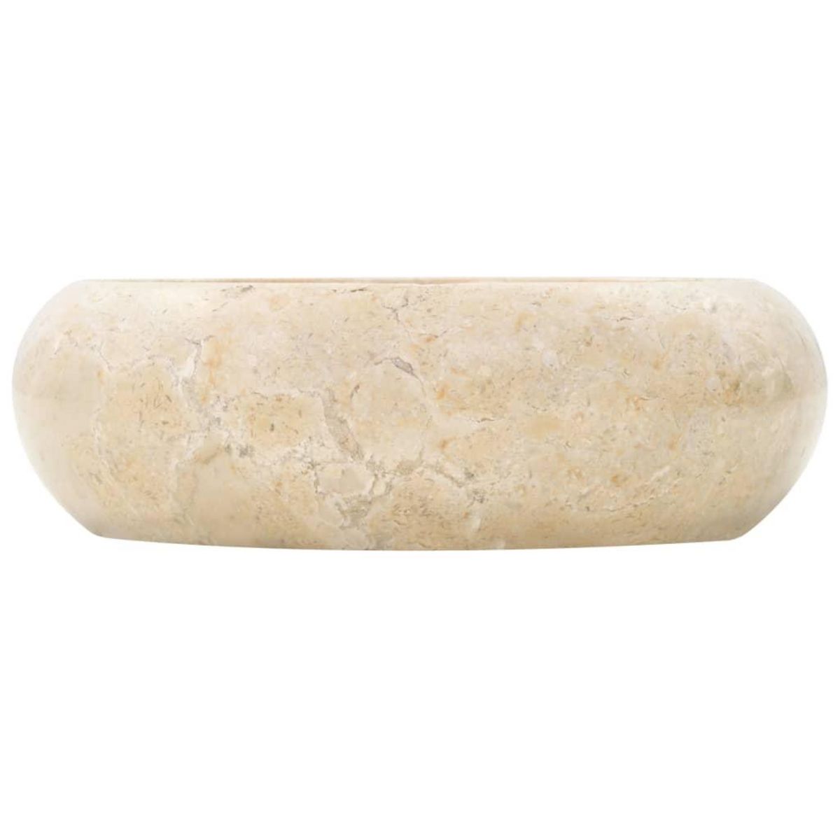 VIDAXL Lavabo 40 x 12 cm Marbre Creme