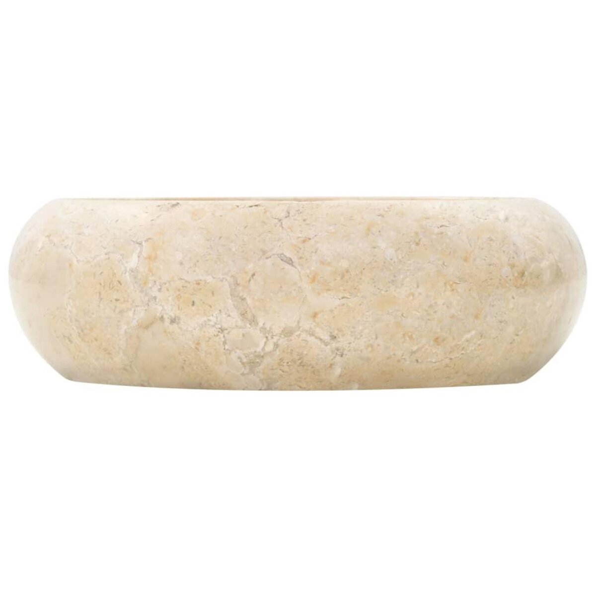 VIDAXL Lavabo 40 x 12 cm Marbre Creme