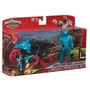 BANDAI Figurine 12 cm et moto Power Rangers