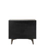 Voir la diapositive 5 : Paris Prix Commode 6 Tiroirs en Bois  Circle  99cm Marron Foncé