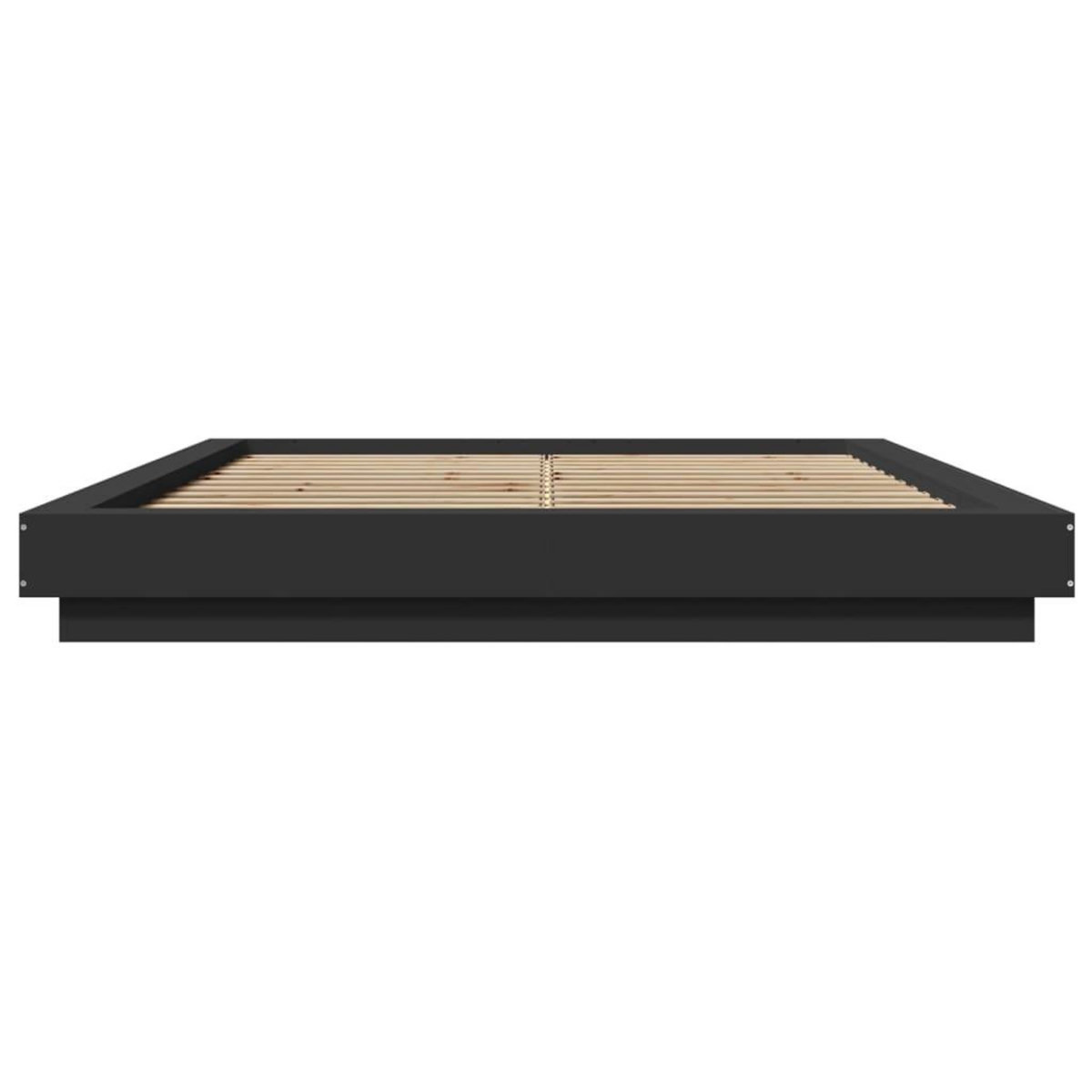 VIDAXL Cadre de lit sans matelas noir 160x200 cm