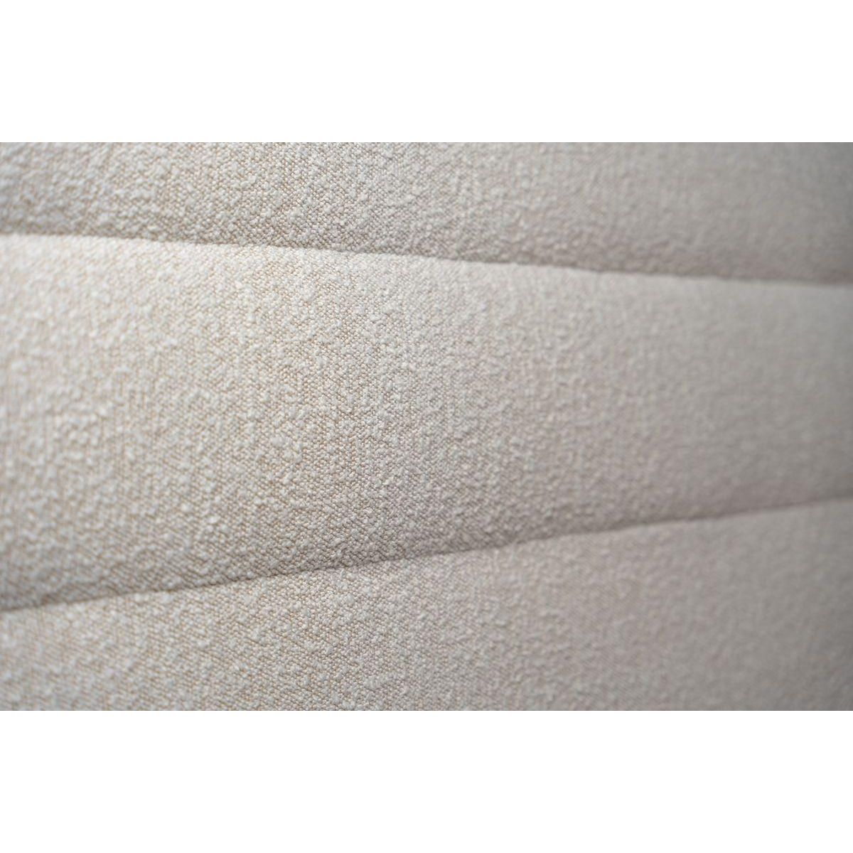 Sommeil de Plomb Lit avec tête de lit lignes bouclette et sommier kit- Hauteur totale : 29cm