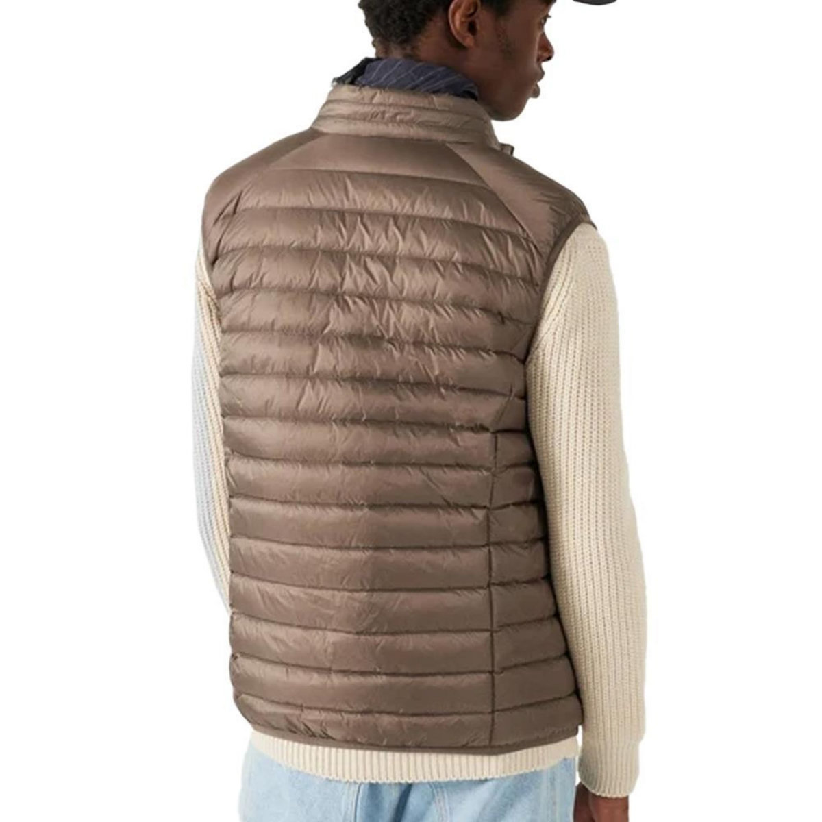 JUSTOVERTHETOPJOTT Doudoune sans manches Taupe Homme Jott Tom