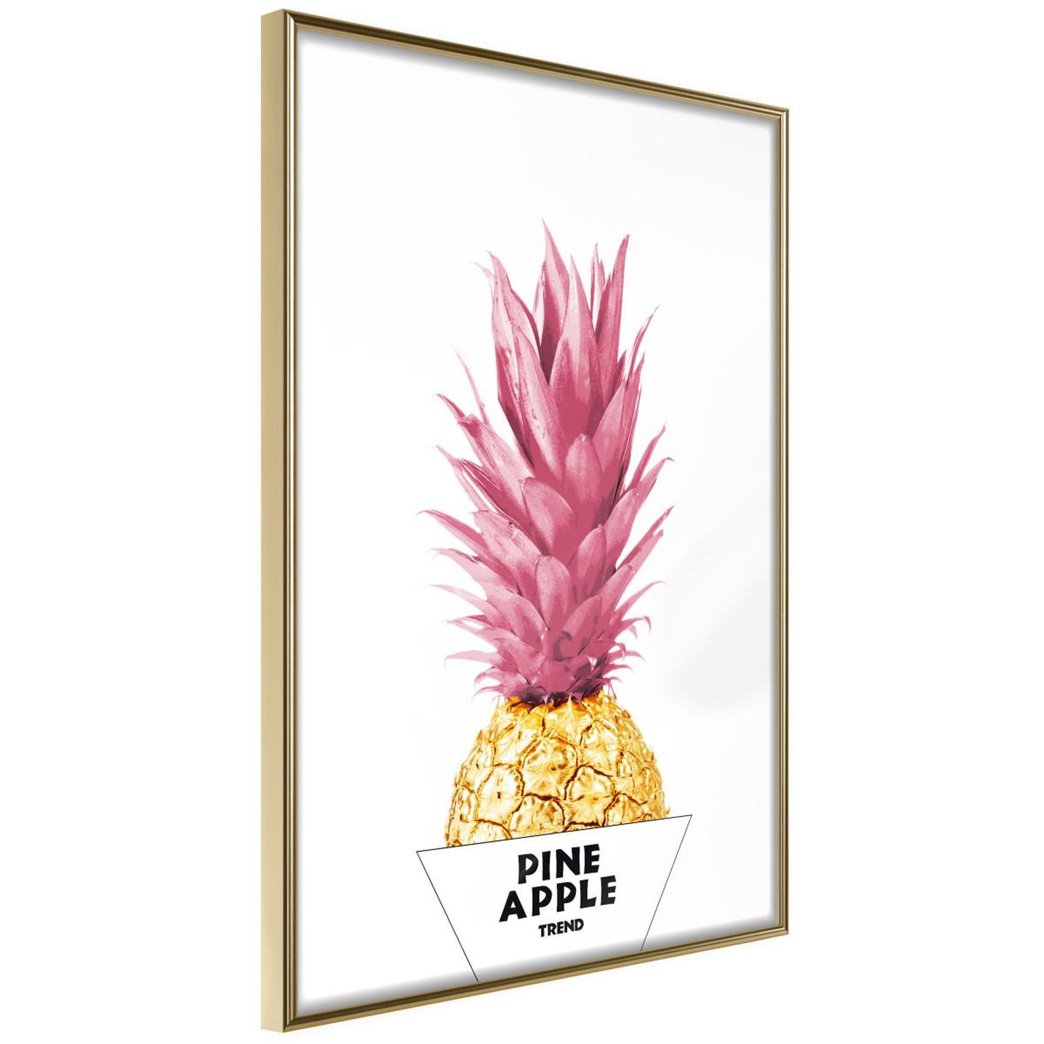 Paris Prix Affiche murale encadrée  trendy pineapple