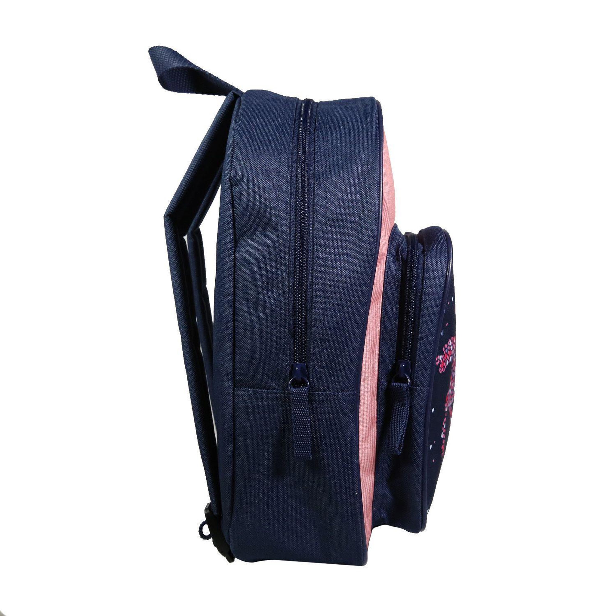 Voir la diapositive 3 : Bagtrotter BAGTROTTER Sac à dos 31 cm avec poche maternelle Cybel Cheval Licorne Bleu et rose