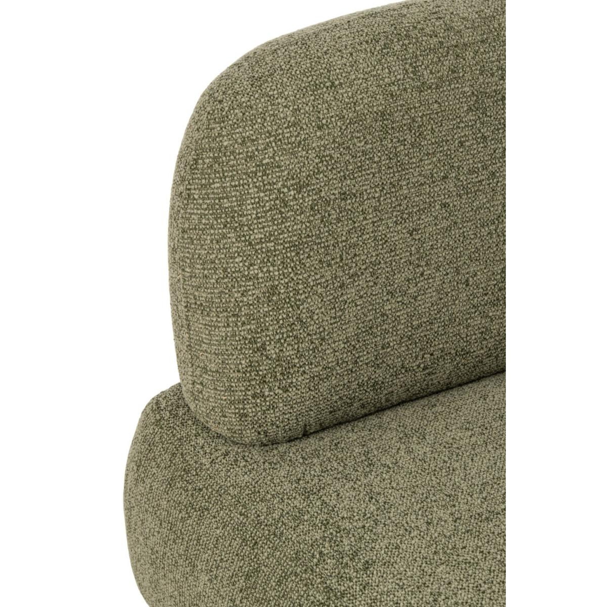 Voir la diapositive 6 : J-LINE Module de canapé  margo  95cm vert