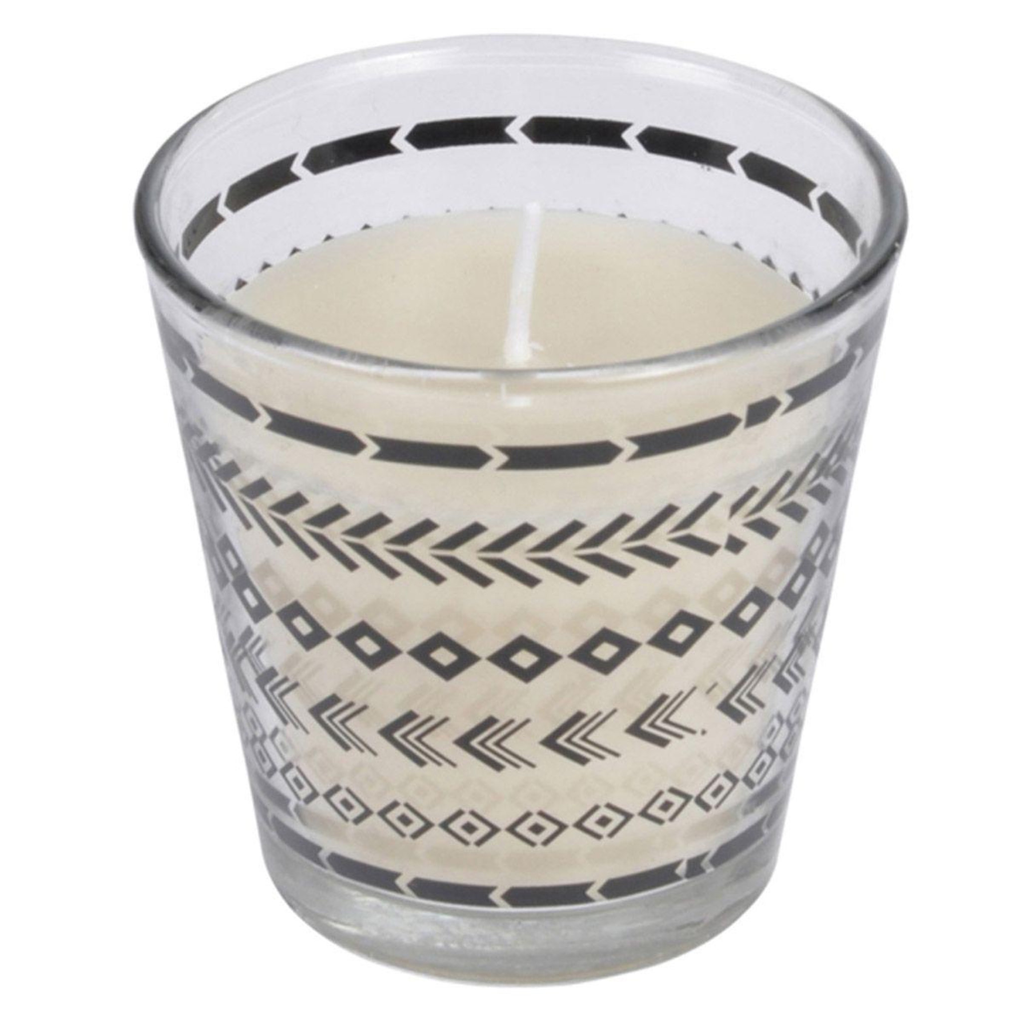 Douceur d'Intérieur Bougie parfumée tonka  ethnic folk  6cm blanc
