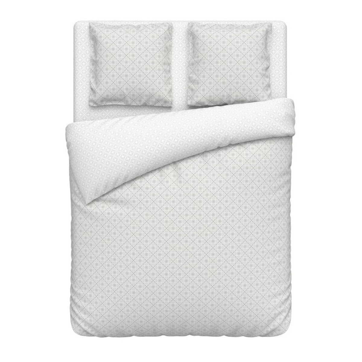 ACTUEL Parure housse de couette fantaisie en flanelle OWEN