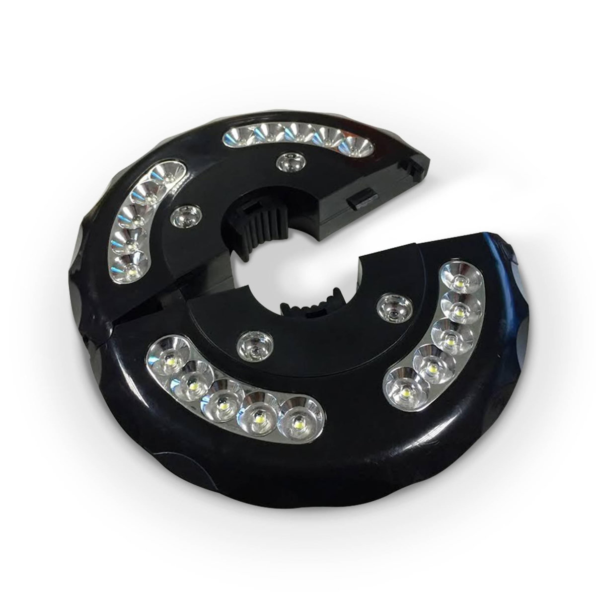 SWEEEK Lampe LED - Noir -  Pour parasol mât central. et déporté sweeek