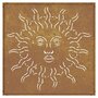 Voir la diapositive 5 : VIDAXL Decoration murale jardin 55x55 cm acier corten design du soleil