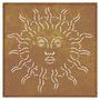 Voir la diapositive 5 : VIDAXL Decoration murale jardin 55x55 cm acier corten design du soleil