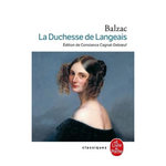 LA DUCHESSE DE LANGEAIS, Balzac Honoré de