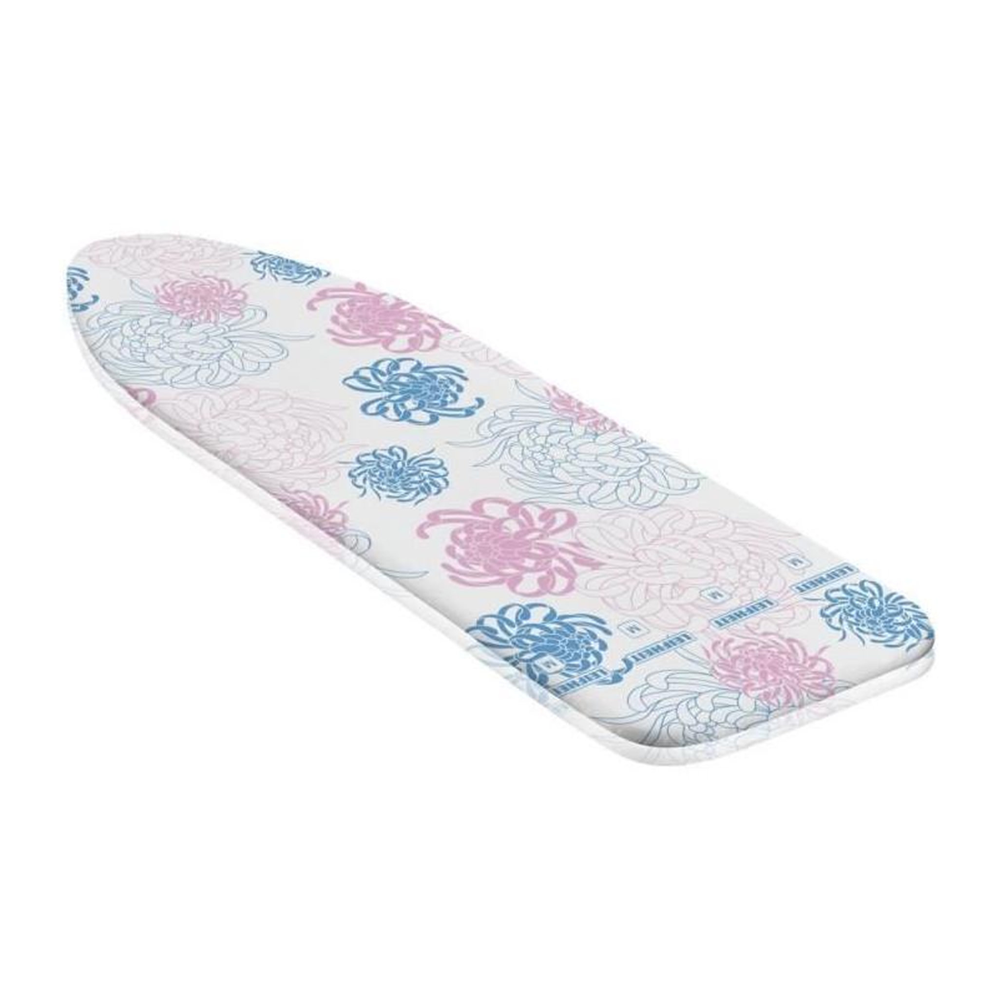 Leifheit Leifheit Housse pour table a repasser Cotton Classic M, housse de planche a repasser rembourrée en coton, housse 125 x 40 cm