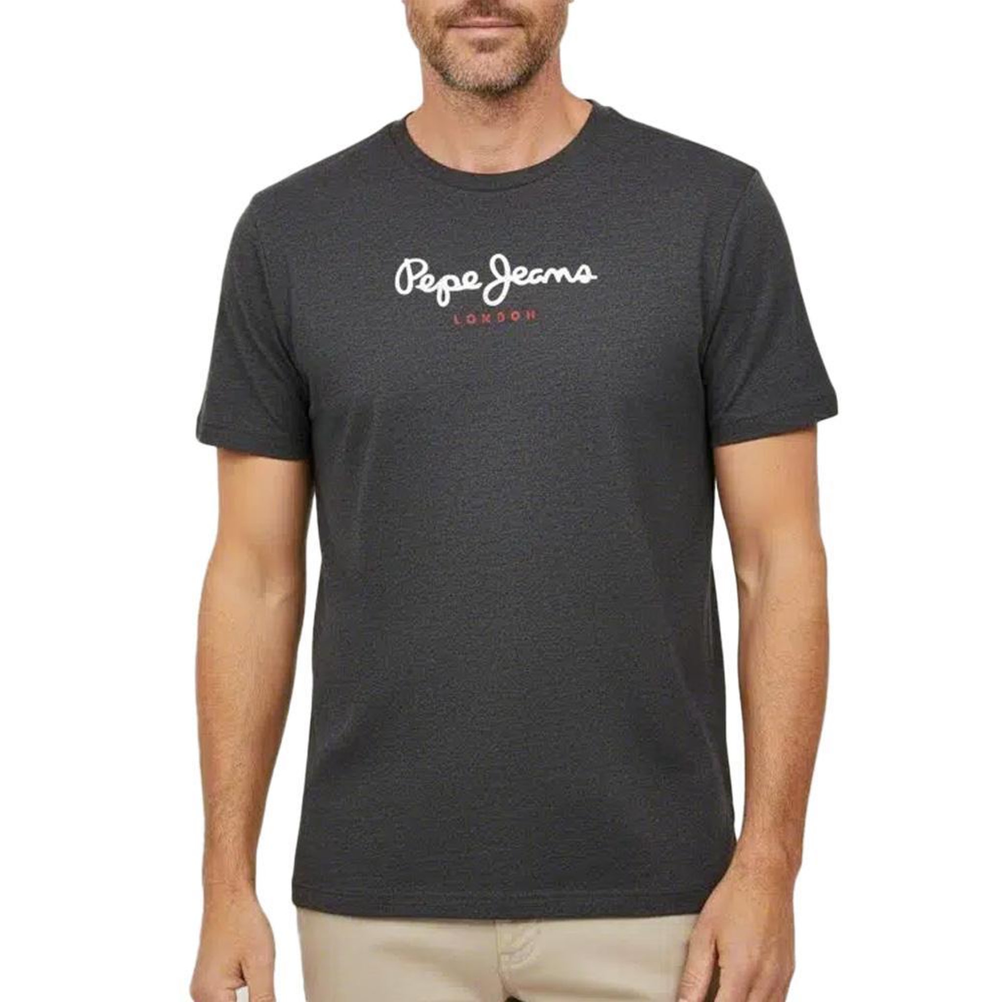 Voir la diapositive 1 : Pepe Jeans T-Shirt Gris Foncé Homme Pepe jeans Eggo