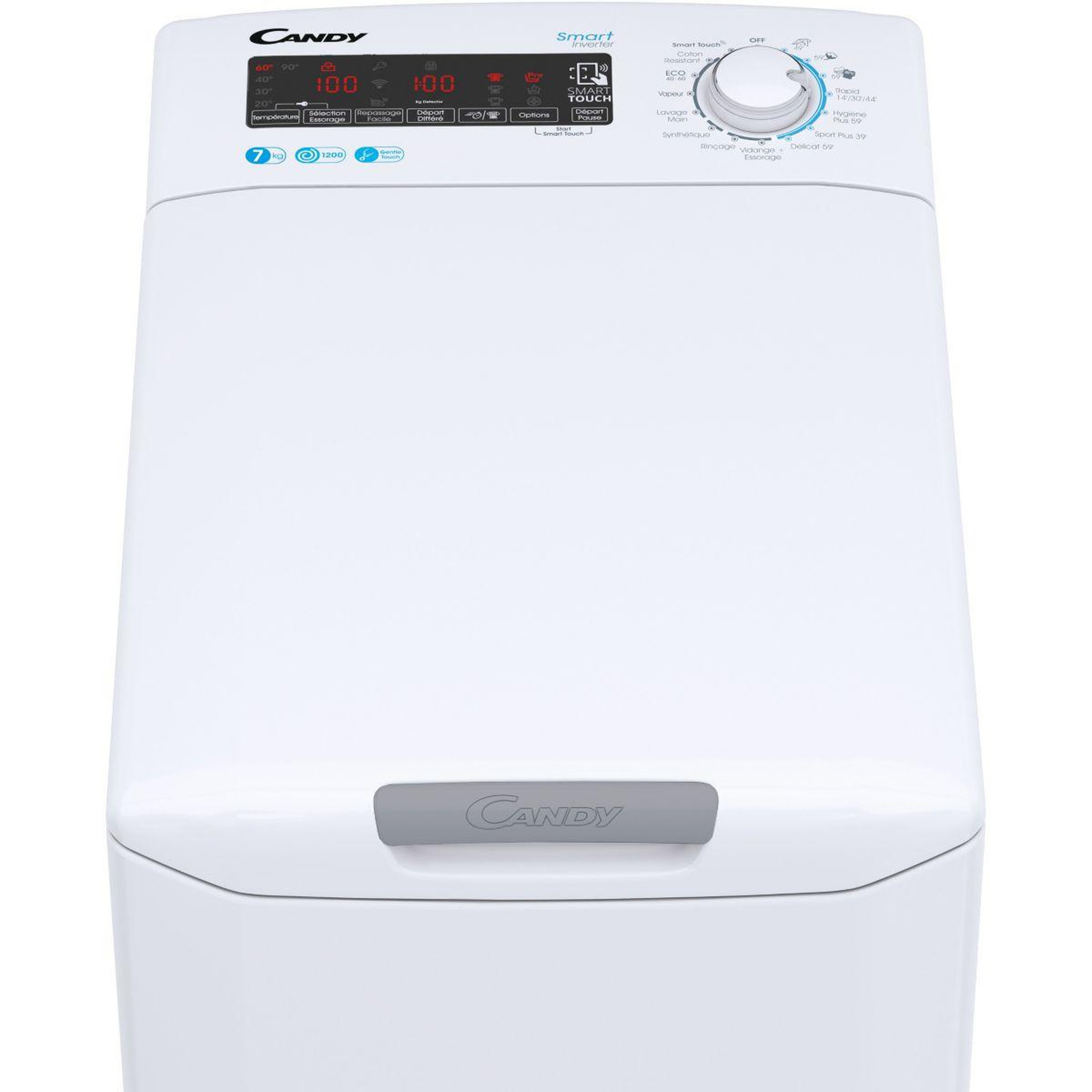 Voir la diapositive 5 : Candy Lave linge top CSTSG 27TMVE/CLASSA
