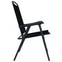 Voir la diapositive 4 : VIDAXL Chaises de jardin pliables lot de 2 Textilene Noir
