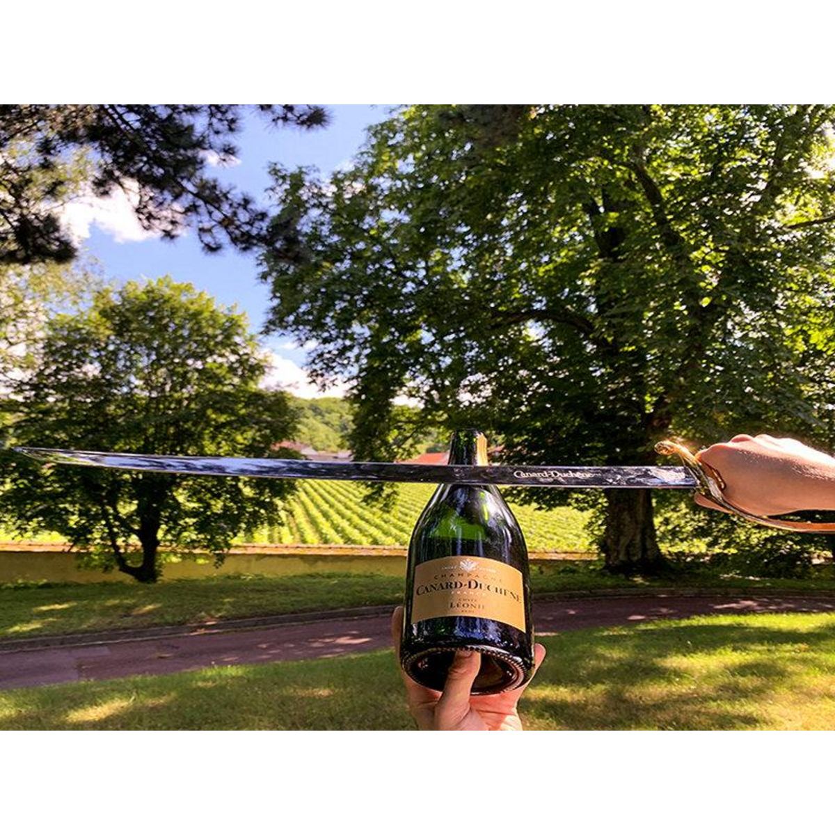 Smartbox Initiation au sabrage de champagne avec dégustation et visite de cave près de Reims - Coffret Cadeau Gastronomie