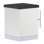 Lumisky Applique murale solaire SUNBOX Blanc Aluminium H11,5cm