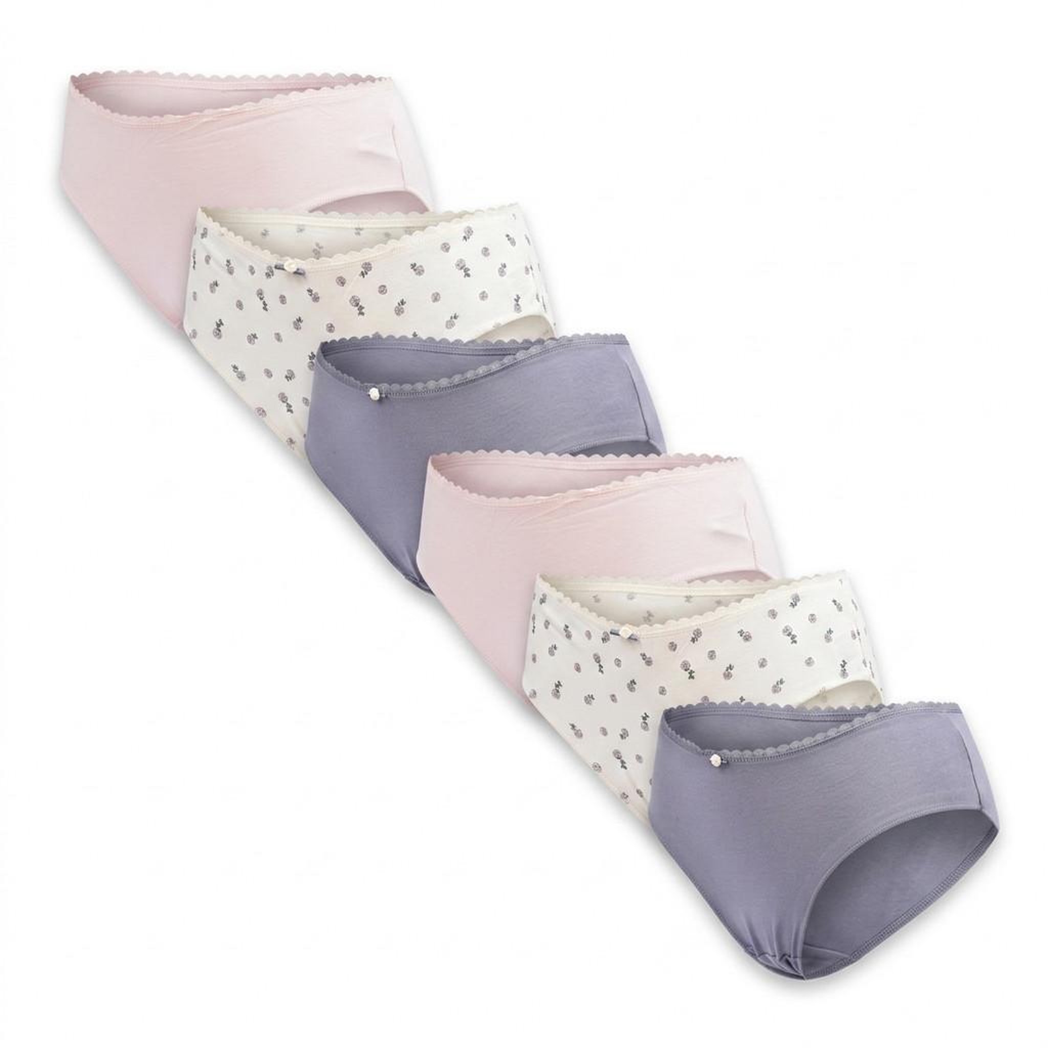 Voir la diapositive 1 : OZABI OZABI Pack de Culottes Femme Coton – Lot de 6