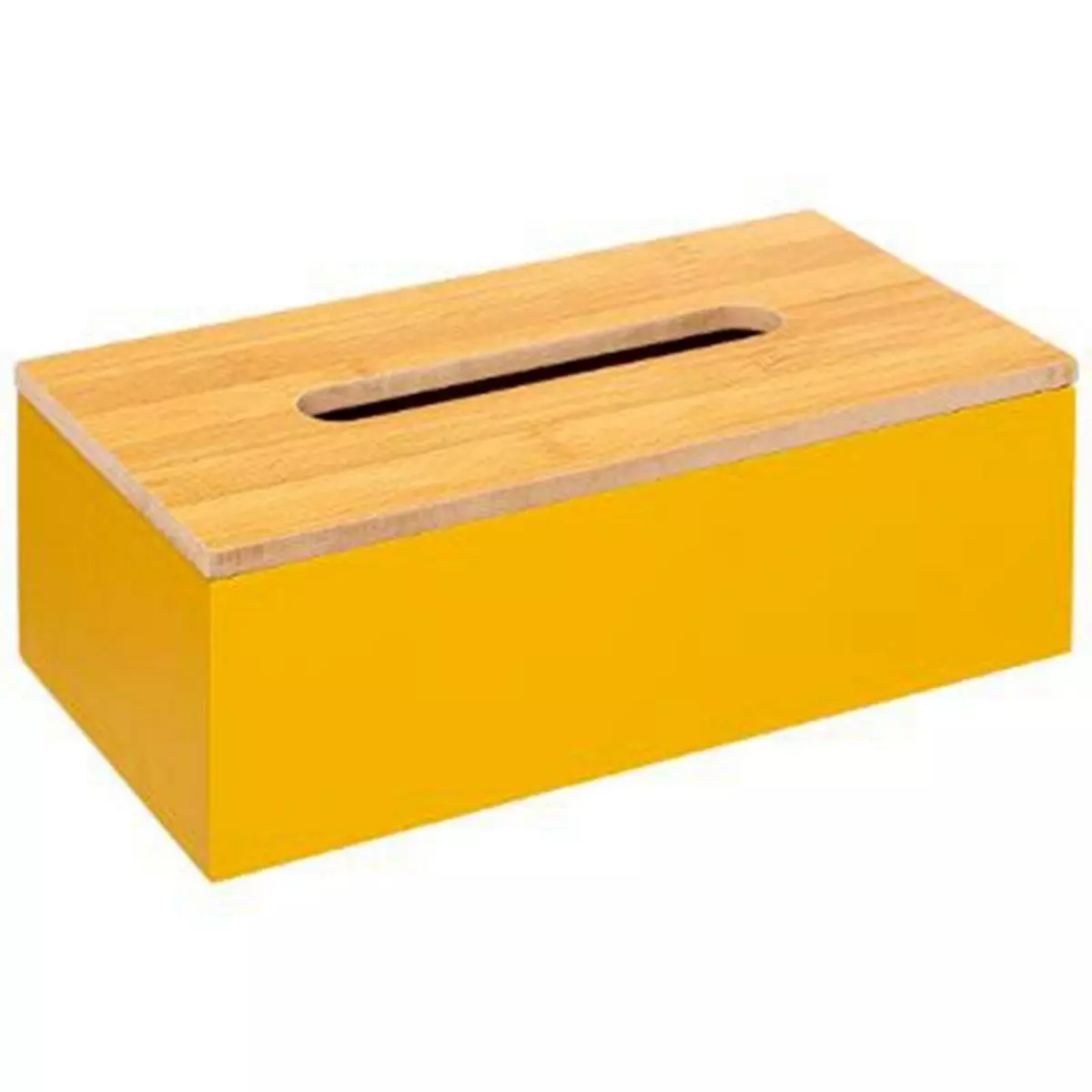  Boîte à Mouchoirs Déco  Modern  25cm Moutarde