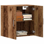 VIDAXL Armoire murale vieux bois 60x31x60 cm bois d'ingenierie