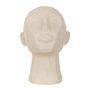 Voir la diapositive 2 : Paris Prix Statuette Déco  Tête Abstraite  22cm Beige