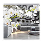 Paris Prix Papier Peint  Orchids & Jewelry. Coloris disponibles : Multicolore