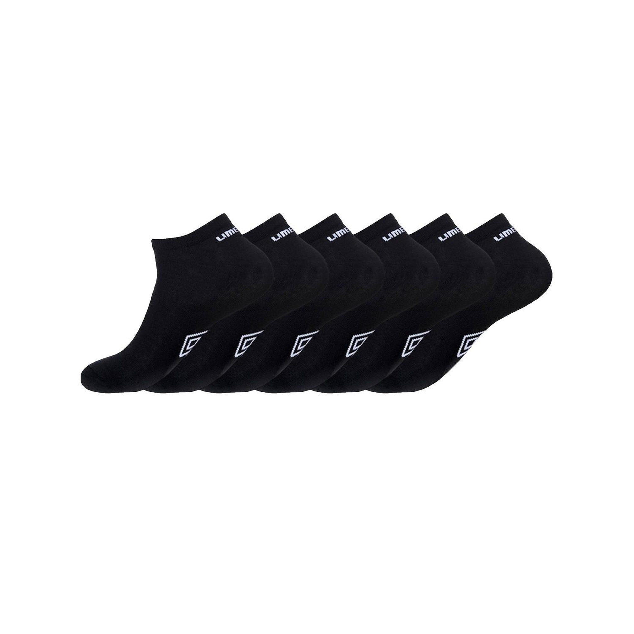 Voir la diapositive 1 : UMBRO Lot de 6 Paires de Chaussettes Sneackers Homme Taille 43/46