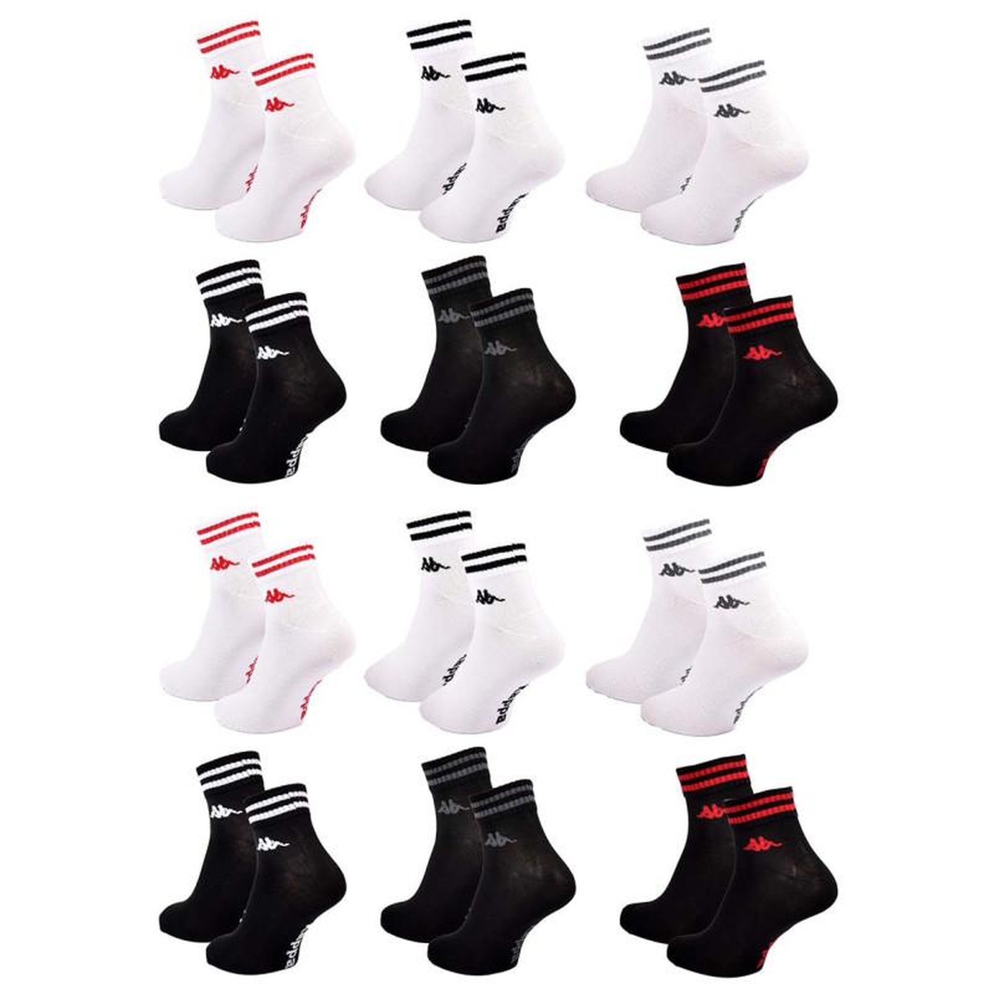 Voir la diapositive 3 : KAPPA Chaussettes KAPPA QUARTER