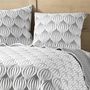 Voir la diapositive 2 : Douceur d'Intérieur Couvre-lit 2 personnes matelassé 220x240 + taies jersey microfibre Faustine