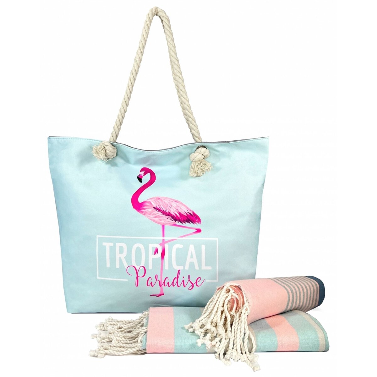 Les Sacs de K rlot Lot de Sac de plage TROPICAL et 2 Foutas pas