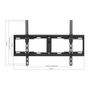 Voir la diapositive 3 : ONEFORALL1 ONE FOR ALL WM4621 Support mural inclinable pour ecran de 81 a 213 cm 32 a 84
