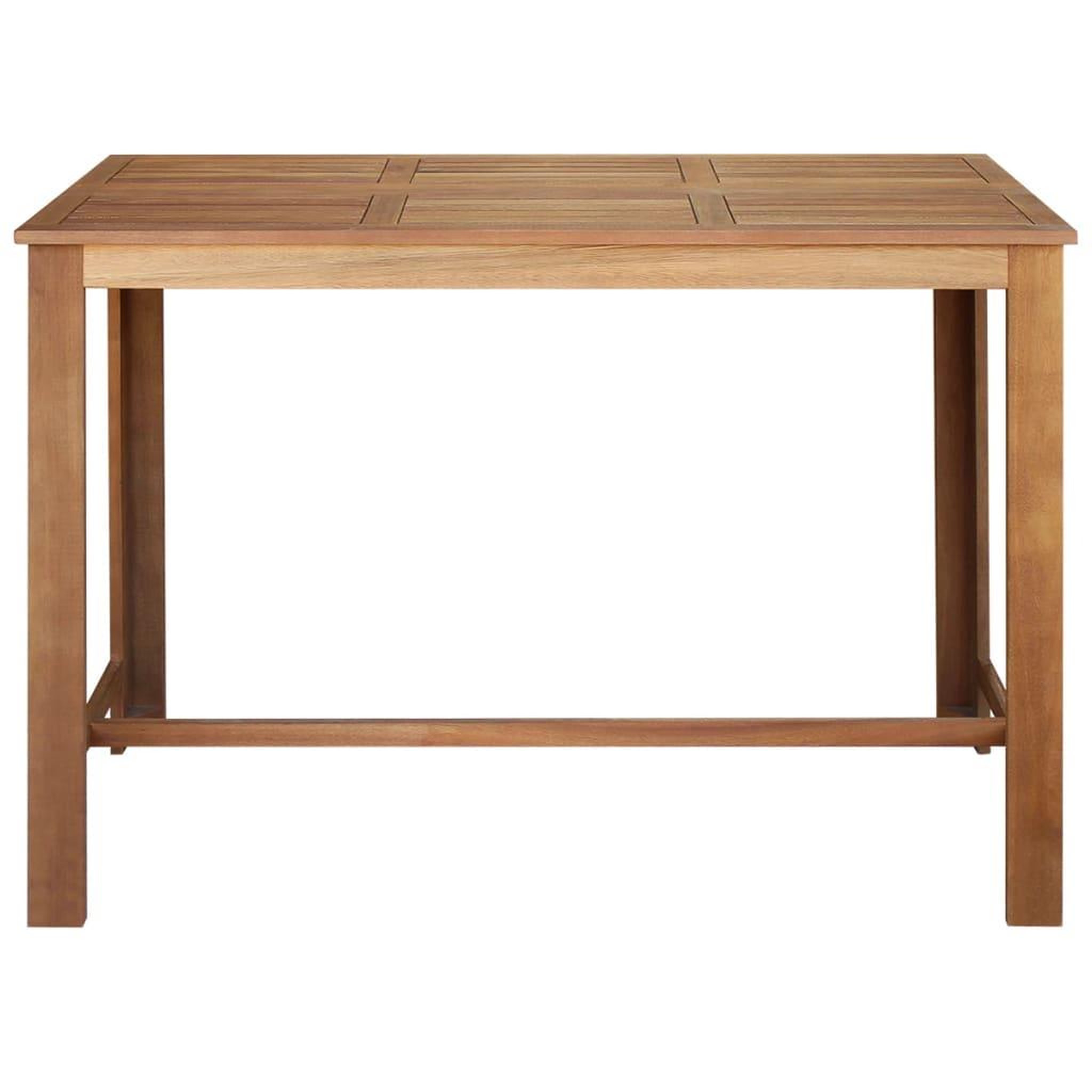 Voir la diapositive 2 : VIDAXL Table de bar Bois d'acacia massif 150x70x105 cm