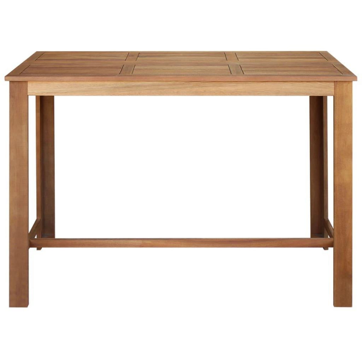 VIDAXL Table de bar Bois d'acacia massif 150x70x105 cm
