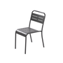Voir la diapositive 1 : CONCEPT USINE Lot de 6 chaises en acier gris foncé BERGAME